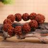 Nepal machine-brushed toad back rudraksha buddha beads bracelet men bracelet