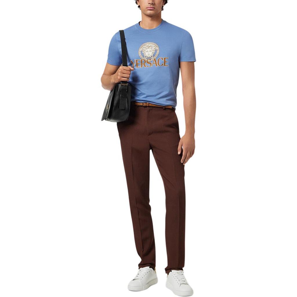 Versace Medusa Head Printed Crewneck T Shirt 1014226-1A10088-2VJ60