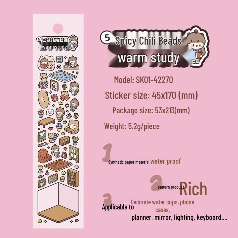 Muzili Deco Dot Stickers - Little Nose Ga - M5 Journal Decoration