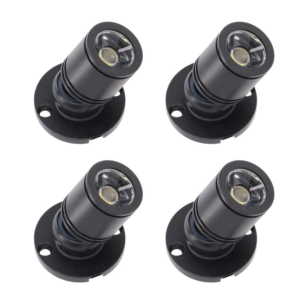 4pcs LED Display Spot Lights 5V Dimmable USB Mini Spotlight for Jewelry Showcase Porch Entryway
