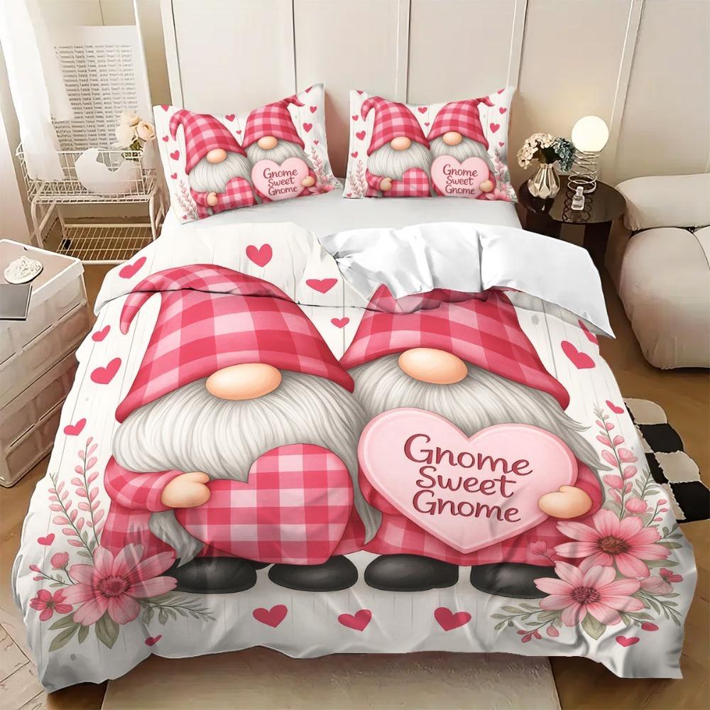 

Dwarf Duvet Cover pillowcase Bedding Bedroom Decoration Children Gift adult Single Double bed Large SizeZip Duvet Cover 200x200cm