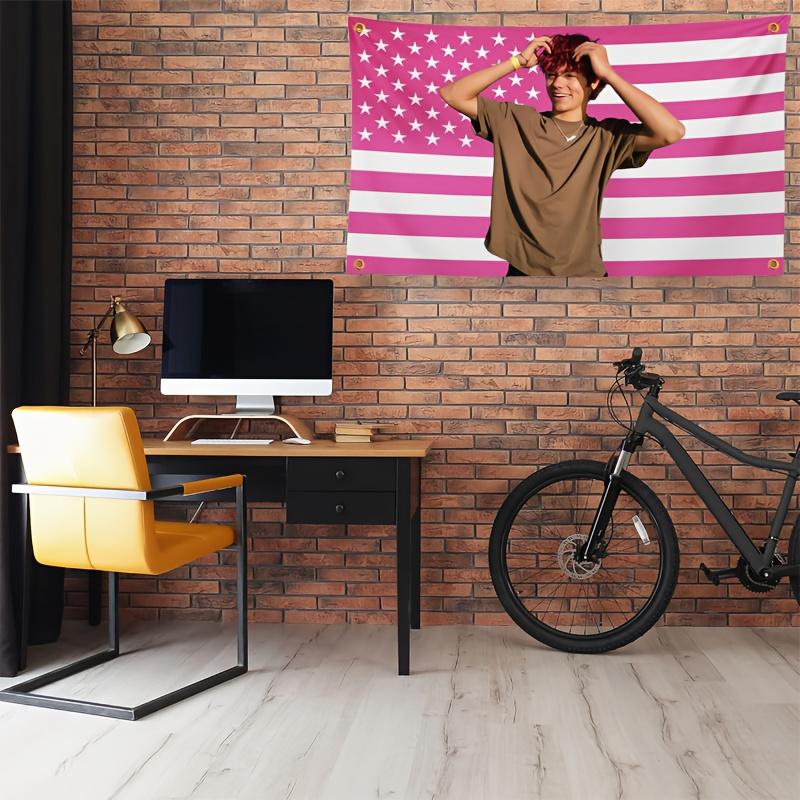 VIKAMA Süß Kühl Amerikanischer Retro Dekorations Wandteppich Personalisierter Hänge Stoff Raumdekoration Heimdekoration