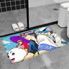 Comedy Anime Gintama Floor Mat Rectangle Anti-slip Home Soft Badmat Front Door Indoor Outdoor Mat Welcome Doormat
