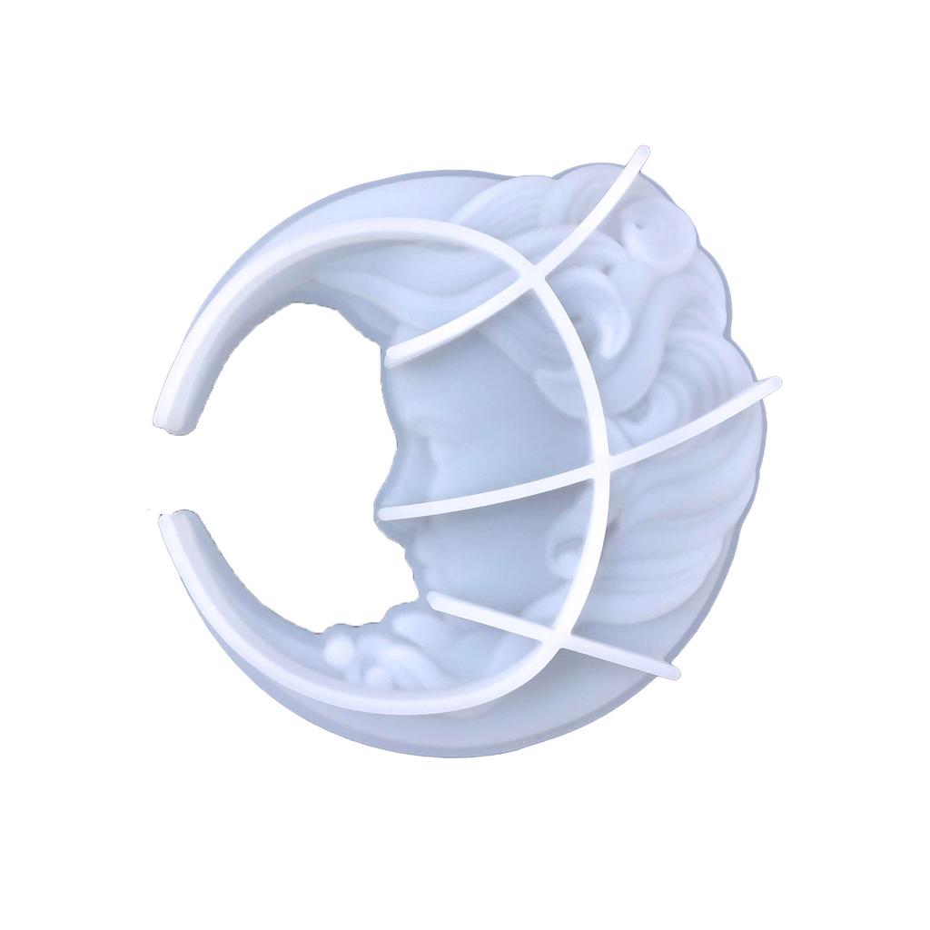 Flower Shape Silicone Mold for Jewelry Stroage Box Tabletop Scented Candle Resin Molds 3D Earring Holder Molds DIY Craft