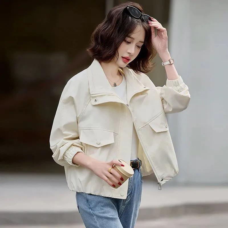 Thin Casual Short Jacket Women's Spring New Korean Style Loose and Versatile Jacket with Temperament and Style