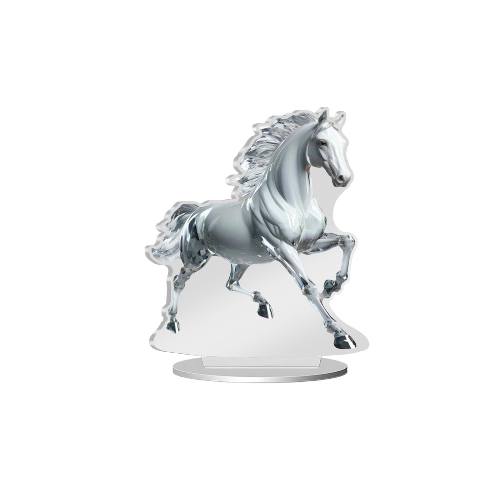 2D Acrylic Horse Year Desktop Ornament