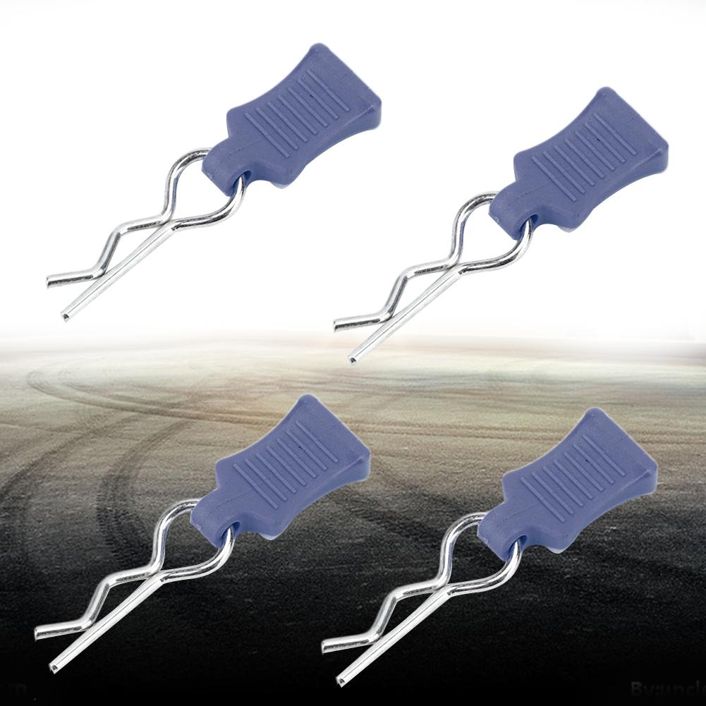 Karosserieklammer Befestigungshalter Set Zubehörteil für 18 110 112 RC-Car(Dunkelblau )