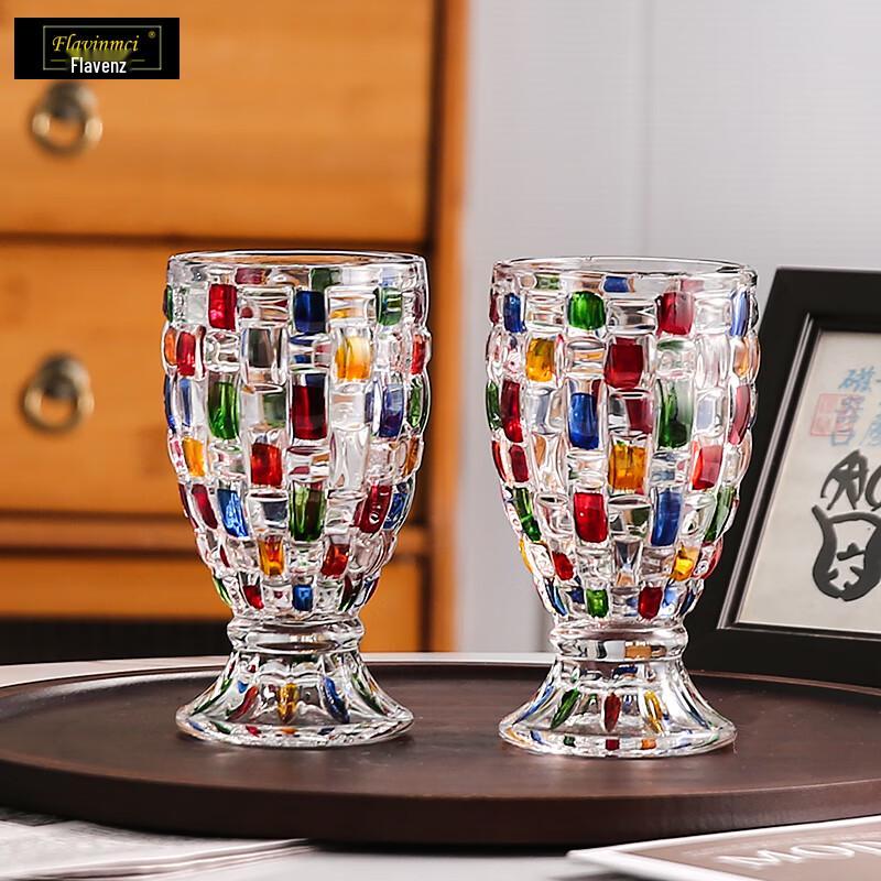 Стаканы из расписного стекла Flavinmci (Набор из 2)