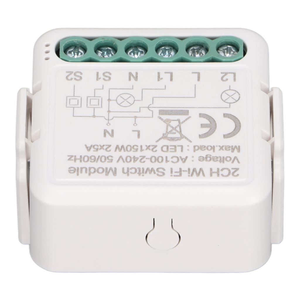 Smart-Schaltermodul WIFI Zwei-Wege Ein Aus Smart-Schaltermodul Automatisierung Sprachsteuerung WIFI