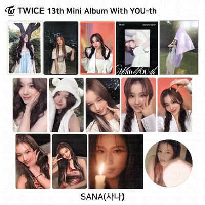 13. mini albums ar YOU-th Youth Photocard plakātu filmas uzlīme Sana KPOP K-POP