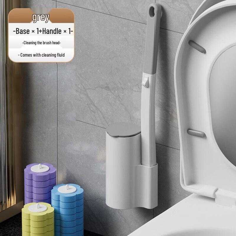 LIEI Wall-Mounted Disposable Toilet Brush with Lavender Scent