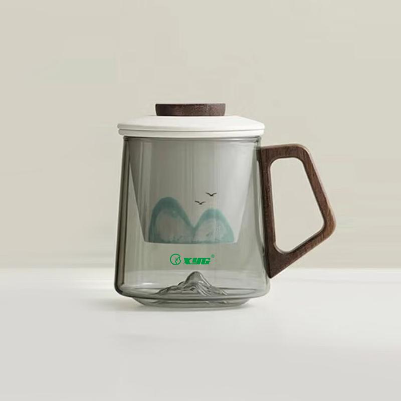 Muyi Ceramic Tea Cup with Infuser Gift Set