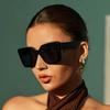 Oversized Square Sunglasses Woman Retro Driving Shades Eyewear Female Vintage Brand Designer Mirror Sun Glasses UV400 Glasses