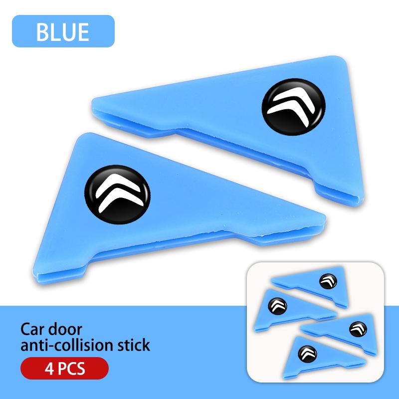 Car Door Corner Anti-collision Covers Silicone Protector Anti-Scratch Door Auto Accessories For Citroen C4 C3 C5 C1 C2 C6 C4L