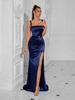 Women's High-End Spaghetti Strap Slimming Evening Dress