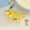 Bell Fabric Puppy Keychain Soft Bag Charm Fashione Cartoon Doll Keyring  Hanging Ornaments
