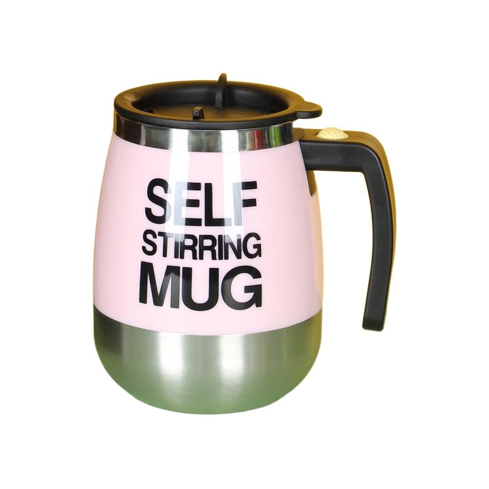 Large Capacity Magnetic Mixing Mug Thermal Insulation Rotating Blender Cup  Milk Blending