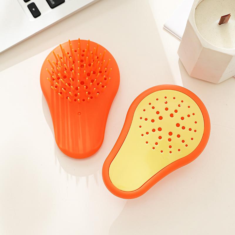 Hollowed-out Massage Comb, Multi-functional Air Comb, Ventilation Holes, Dry and Wet Dual-purpose Hair Smoothing Comb, Styled Straight Hair Comb