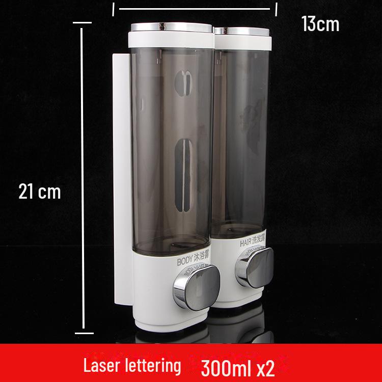 Wall-Mounted Bathroom Soap & Shampoo Dispenser