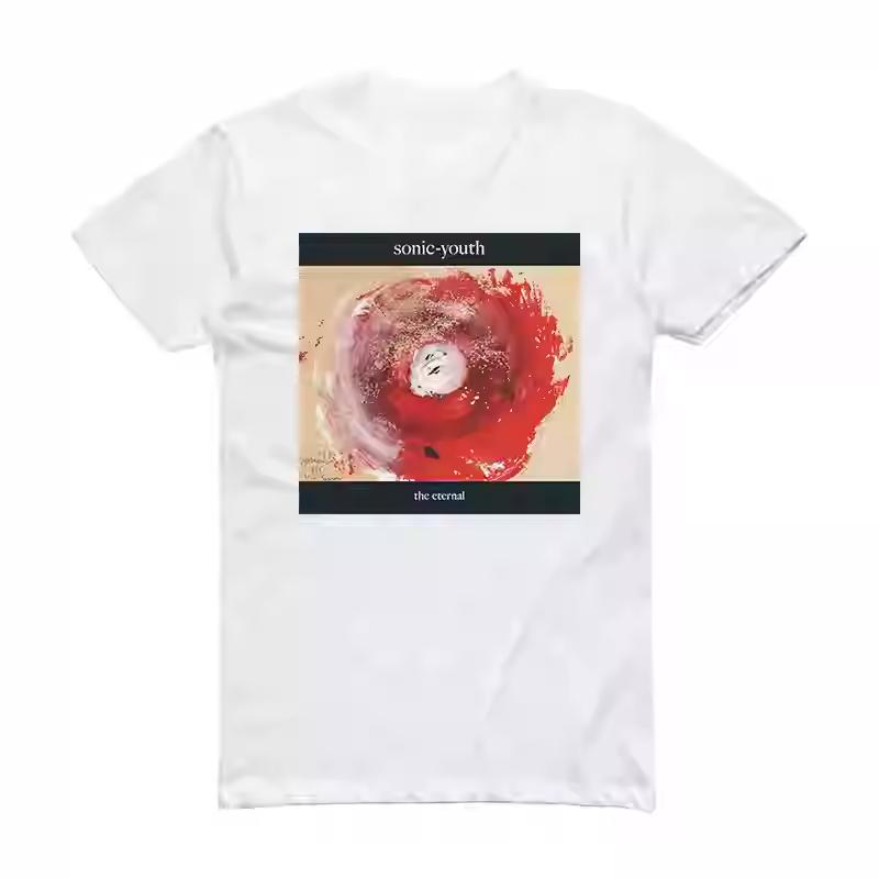 2025 New Sonic Youth Rock Art Men and Women Retro American Short Sleeve T-shirt