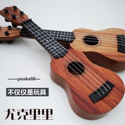 Simulations-Ukulelengitarre für Kinder zur musikalischen Ausbildung und Aufklärung.