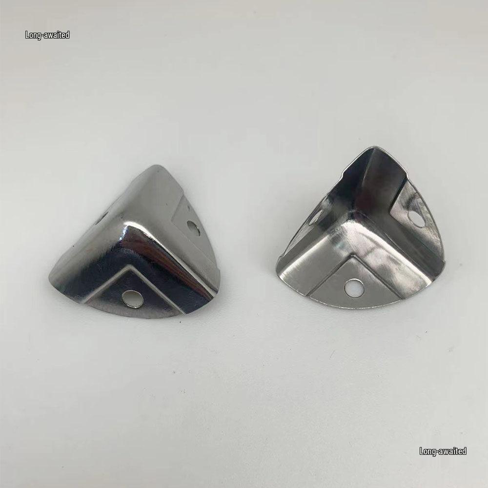 Protection d'angle en acier inoxydable 25x25 mm pour boîtes et étuis