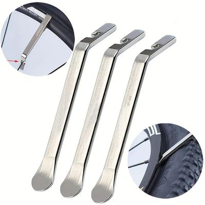 Metal bisiklet lastiği kaldırma çubuğu, dağ bisikleti lastiği sökme aleti, dış lastik kaldırma çubuğu, kaldırma çubuğu