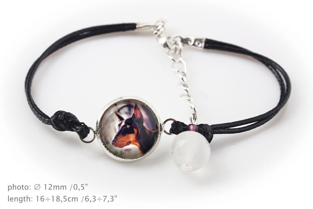 Dobermann, Doberman Pinscher, Dobie - Bracelet with Your Photo Handmade, Unique Jewelry from the Art-Dog Brand