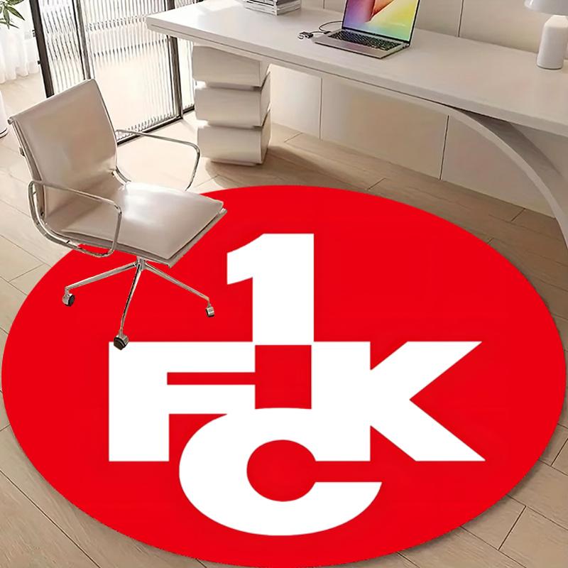 Personalized 1.FC Kaiserslautern Round Chair Office Rug - Perfect for Mat, Office Chair & More - Ideal Gift for Birthdays and Holidays