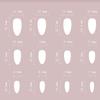 Press On Nail,Fake Nail Stick Glues On Nail False Nail Acrylic Nail Artificial False Nail for DIY Nail Art Designs