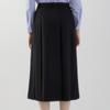 [She S miSS] Leather Point Pleated Skirt SwwSko11040 Bk