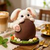 Flexible Silicone Mousse Cake Molds Rabbit Eggs Shaped Shape Chocolate Baking Mould Bakeware for Parties and Celebration