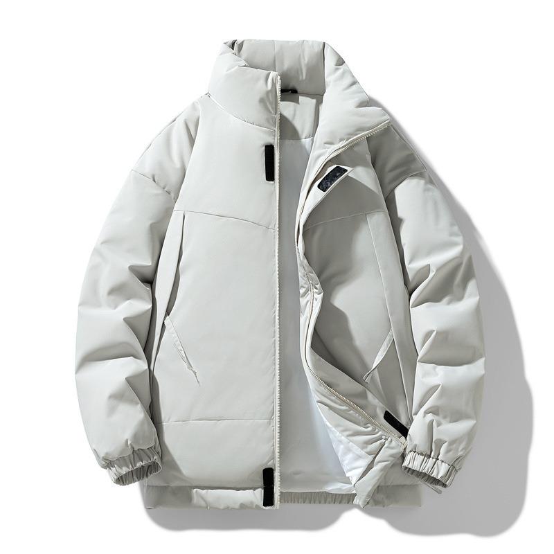 Winter Thickened Cotton-padded Clothes Men's Stand-up Collar Bread Clothes Loose Casual Cotton-padded Jacket