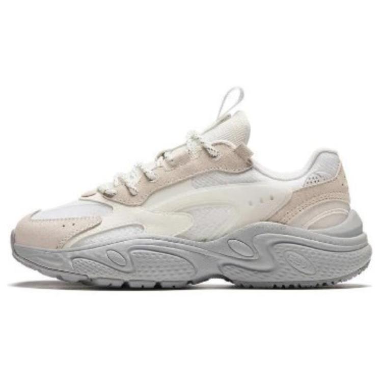 

New Anta Life Collection Cushioning Wear Resistant Low Top Casual Shoes Women s Gray White Brown 122428853-3 39