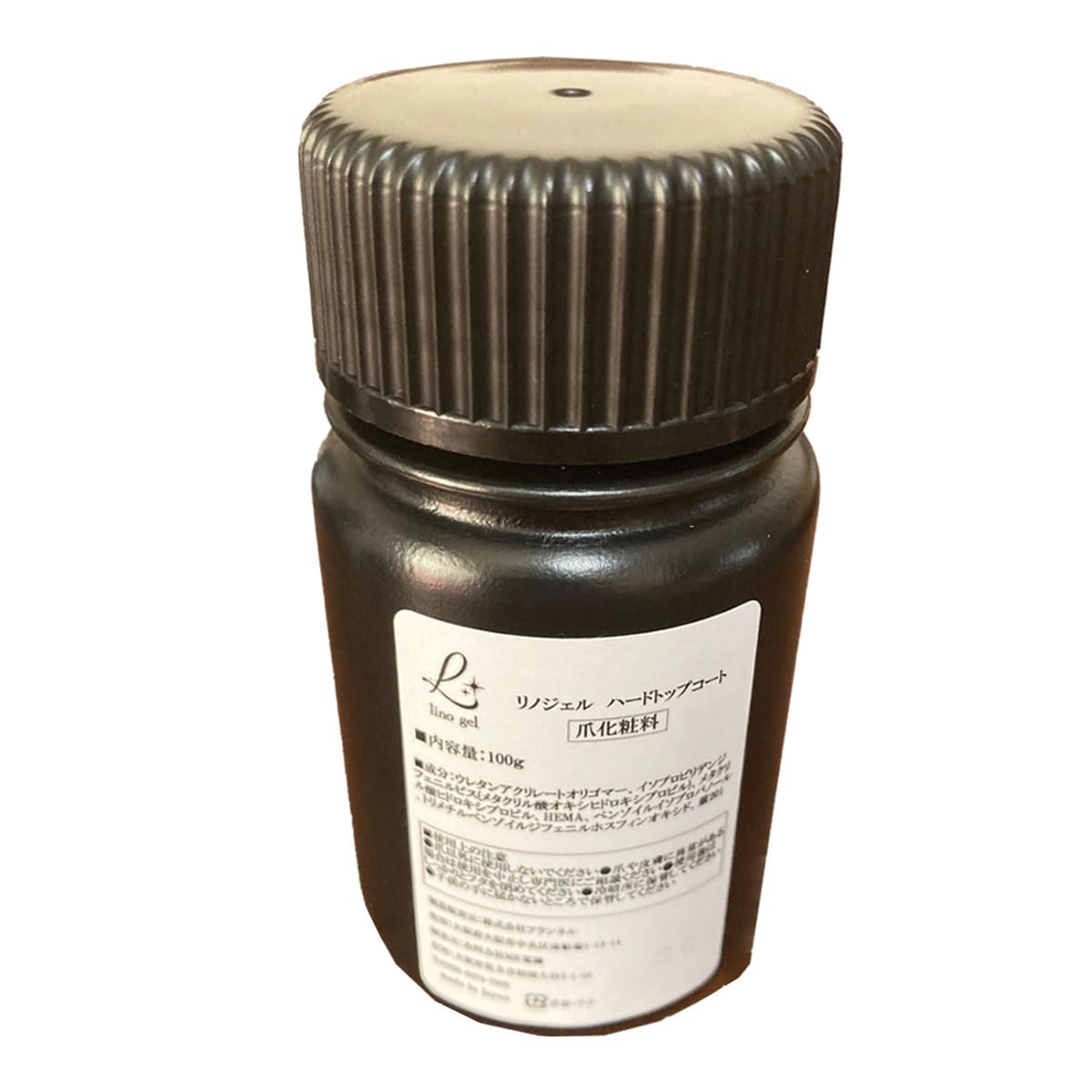 

Linogel Hard Top Гель для твердого покрытия Сделано в Профессиональное наращивание Профессиональный гель большой емкости, Покрытие, Ногти, Япония, 100 г, Совместим с УФ/LED, Пухлый,