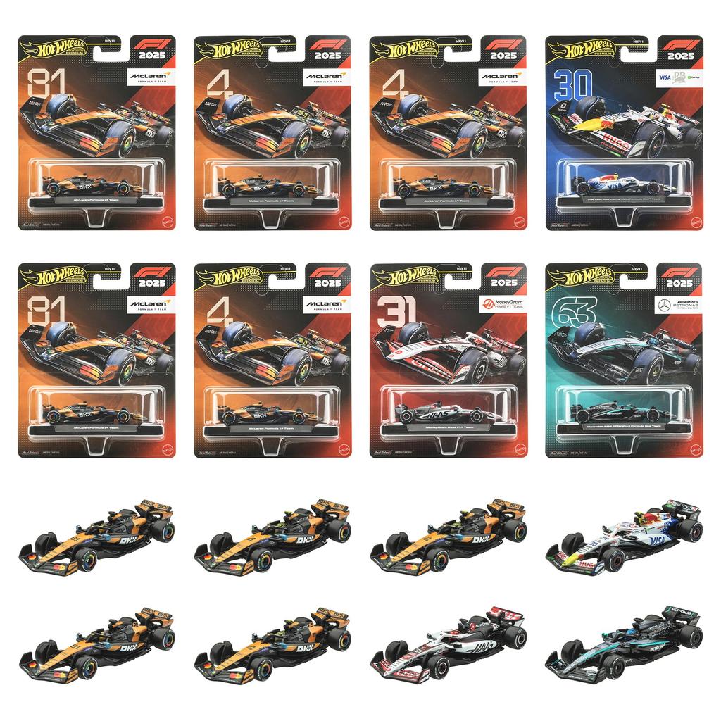 Hot Wheels Premium Race Sortiment 8 Miniaturfahrzeug Spielzeug Box Set - - (Ab 14 Jahren) - Mehrfarbig (HRV11-986J)