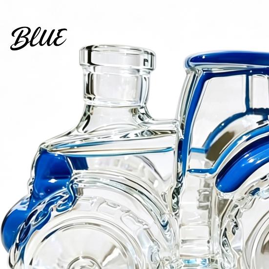 Bar Bottiglia Decorativa Forma di Trattore Bottiglia di Whiskey Forma di Veicolo Contenitore in Vetro Decanter Trasparente per Vino Fiaschetta per Liquori per Casa Cucina con