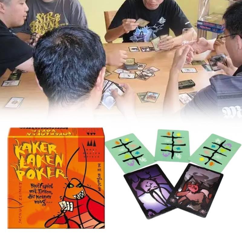 Kaker Laken Poker Card Board Game Family Party Prop Educational Toy Kids Gift