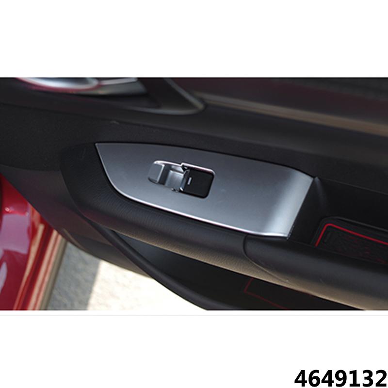 ABS Chrome For MAZDA CX-5 CX5 2nd Door Window Glass Lift Switch Button Decoration Trim Covers Car Interior Accessories 2017