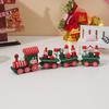 2025 Wooden Christmas Train Decor - Handcrafted Mini Holiday Set for Home, Window Display & Stocking Stuffers Gift