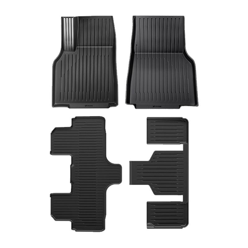 Tesla Model Y 6-Seater TPE Floor Mats - Custom Interior Accessories