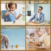 Metal Mushroom Head Gyroscope For Children's Anti Pressure Simple Rotation Automatic Inverted Gyroscope Popite Anti Pressure