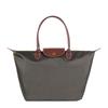 Borsa a tracolla pieghevole in nylon da donna, impermeabile e pratica, borsa portaoggetti per sport, fitness, shopping e regali, colore Rosso Vino, Rosso, Viola