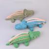 Bite Resistant Pet Crocodile Toy Animal Shape Plush Squeaky Toy Pet Plush Toy  Training