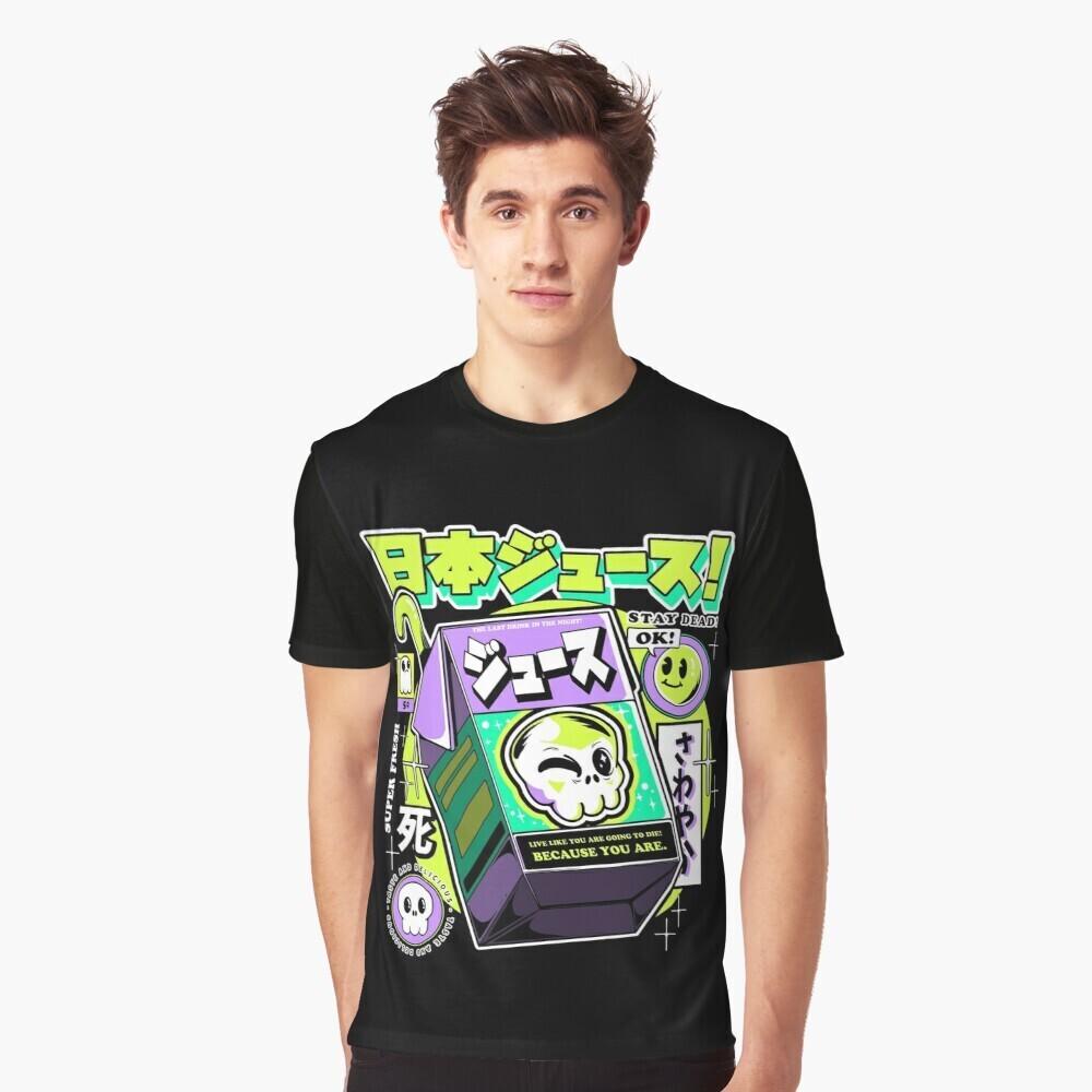 Ilustrata Unisex Adult Japanese Juice T-Shirt