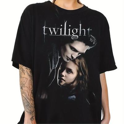 Twilight Retro Tshirt Retro Bella Where Have You Been Loca Shirt Edward Cullen Tshirt Match Dress Up Gift Casual Loose