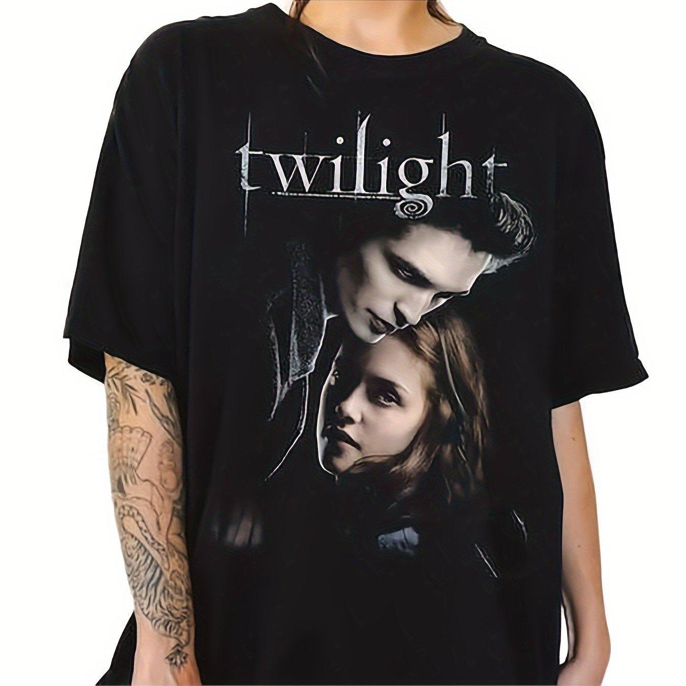 

Twilight Retro Tshirt Retro Bella Where Have You Been Loca Shirt Edward Cullen Tshirt Match Dress Up Gift Casual Loose S