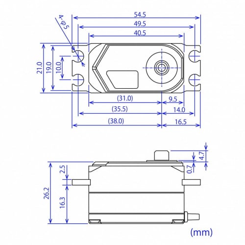 Futaba Denshi HPS-CD701 RC Servo