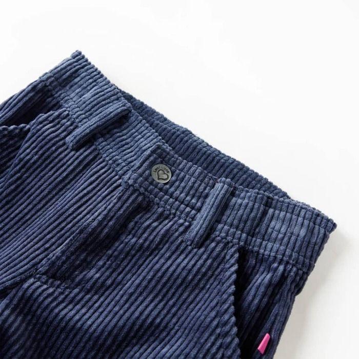 Pantalon en velours - vidaXL - Bleu - Doux - Confortable - Élégant