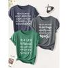 3 Pack of Women's Summer Tops | German Funny and Sarcastic Work Complaining Slogan Print T Shirt | Minimalist Style Trendy Casual Round-neck